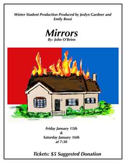 The front of the Mirrors Playbill.