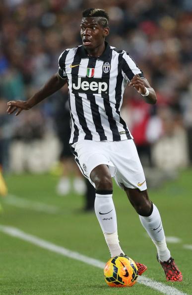 Paul Pogba plays for his former team, Juventus.