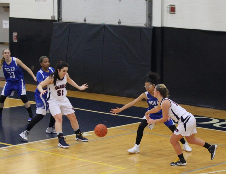 Quaker Womens Basketball in action!