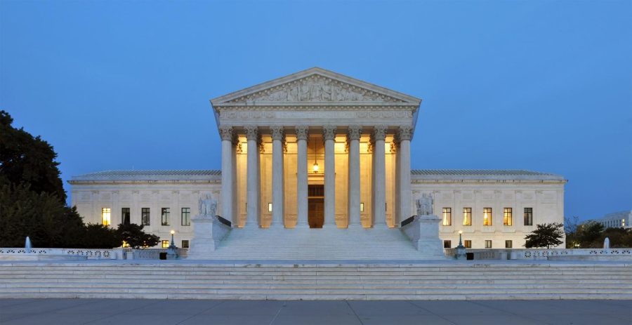 Photo Credit: Wikimedia Commons: Panorama of United States Supreme Court Building at Dusk