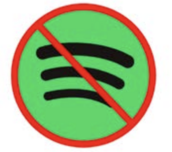 Spotify is being banned